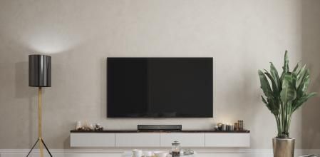 ´Salón decorado al estilo nórdico