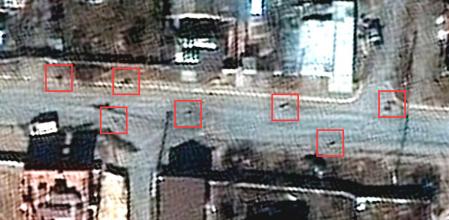 Situación de los cadáveres en la calle Yablonska el 18 de marzo en Bucha