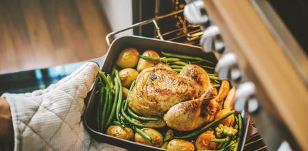 Cada vez que abres el horno durante el cocinado baja de media 25 ºC