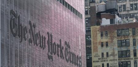 Fachada del periódcio 'The New York Times'