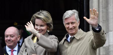 El rey Felipe I de Bélgica y la reina Mathilde en una imagen de archivo.