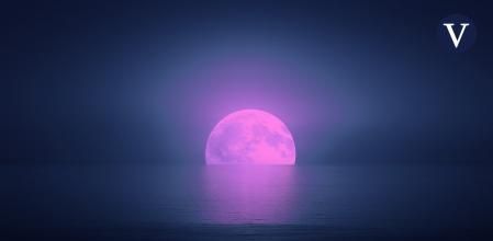 Luna llena rosa de abril de 2022 