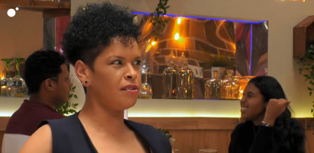 Fabricia y Jordi en 'First Dates'