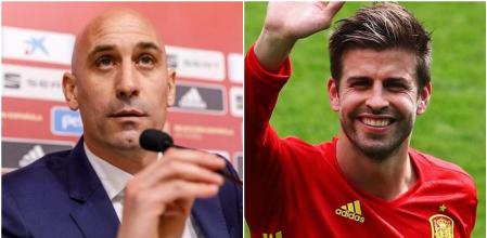 Salen a la luz las conversaciones entre Luis Rubiales, presidente de la RFEF, y Gerard Piqué, central del Barça