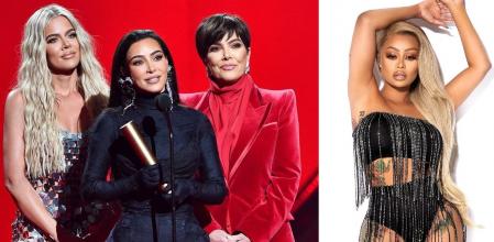 Blac Chyna (dcha.) se enfrenta en los tribunales a las mujeres del clan Kardashian.