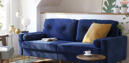 Vasagle, sofá de 3 plazas