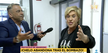 Chelo García-Cortés abandona ‘Sálvame’ al grito de “Jorge, ¡no tenéis vergüenza!”