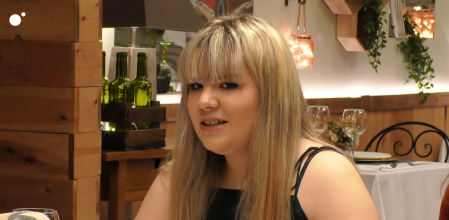 Paula y Alba en 'First Dates'