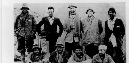 EXPEDICION EVEREST. DE IZQ A DCHA. DE PIE, IRVINE, MALLORY, NORTON, ODELL, MACDONALD. ABAJO, SHEBBEARE, G. BRUCE, SOMERVELL, BEETHAM#@#VARIOS DEPORTES ALPINISMO - EXPEDICIONES EVEREST