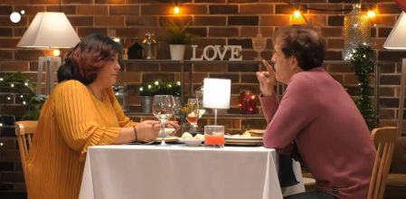 Luisma e Isabel en 'First Dates'