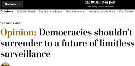Editorial del The Washington Post sobre el software espía