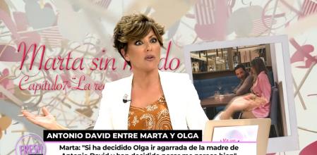 Sonsoles Ónega no pudo evitar dar su opinión sobre la actitud de Olga Moreno.