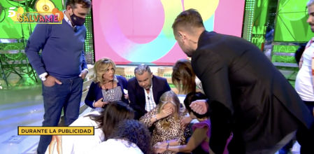 'Sálvame': Belén Esteban no puede contener los gritos del dolor