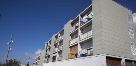 Bloques de pisos en El Masnou, en Barcelona