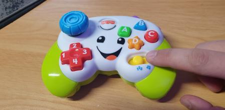 Imagen del mando de juguete de Fisher Price