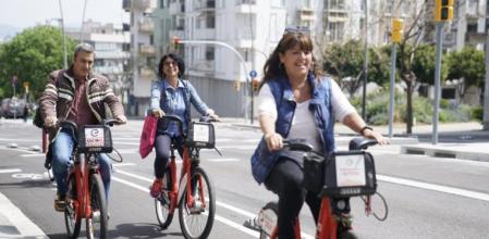 Carril bici de la ronda del Guinardó