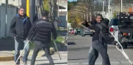 Ambos se enzarzaron en una pelea que ha recorrido las redes