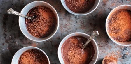 Natillas de chocolate