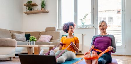 Ejercicio con banda elástica