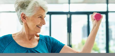 Ejercicio con mancuernas