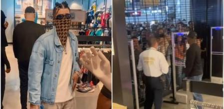 Caos en un centro comercial por culpa de un joven disfrazado de Bad Bunny