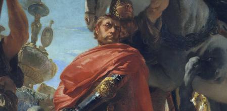 Yugurta en un detalle de ‘El triunfo de Mario’, de Giovanni Battista Tiepolo, 1729.