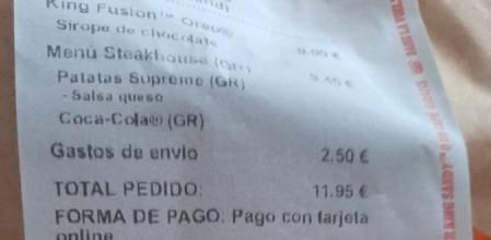 Un repartidor de comida muestra las indignantes peticiones de un cliente: "Esto es clasismo"