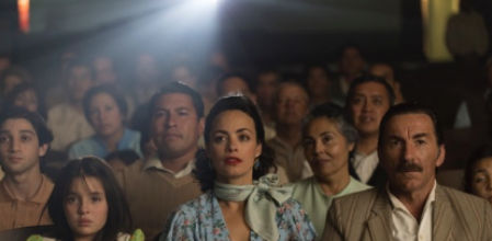 Una imagen de 'La contadora de películas', que se rueda en Chile