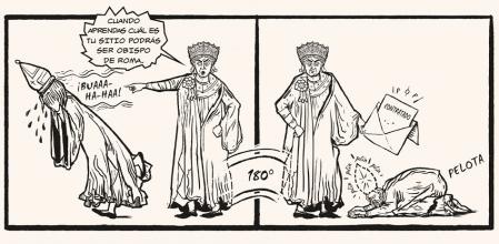 Detalle de una ilustración en 'La Edad Media. Una historia gráfica'