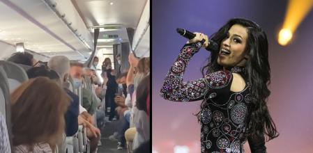 Chanel y su equipo no podrían haber estado mejor cuidados en su vuelo de regreso a casa.