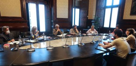 La Mesa del Parlament se ha reunido esta mañana