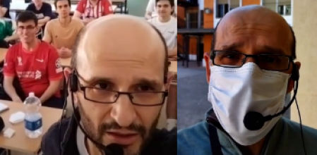 El profesor motivando a sus alumnos de bachillerato