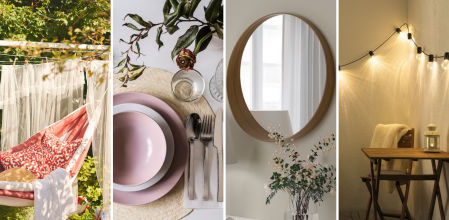 Los mejores accesorios y decoraciones de Ikea para casa: espejos, vajillas, manteles, parasoles, luces...