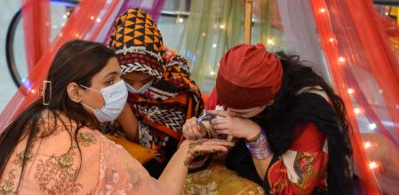 Preparativos para el fin del ramadán en Islamabad este 2022  (Photo by Farooq NAEEM / AFP)