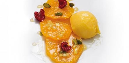 Macedonia de naranja