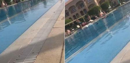 Descubre que su novio es infiel y se venga vaciándole la maleta en la piscina del hotel