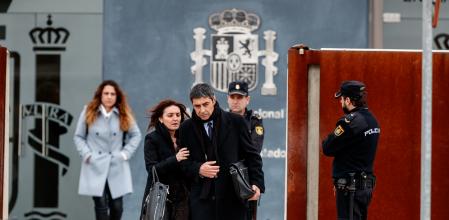 20 / 01/ 2020 MADRID.- La Audiencia Nacional Juicio al mayor de los Mossos d’Esquadra, Josep Lluis Trapero. Junto a él se sentarán en el banquillo la intendente Teresa Laplana y dos altos cargos de la Conselleria de Interior, Pere Soler y César Puig. En la foto la salida