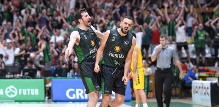 Imagen del Joventut contra el Tenerife