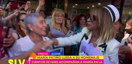 María Patiño se reunió con sus fans
