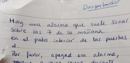 La queja de uno de los vecinos ha propiciado la confesión