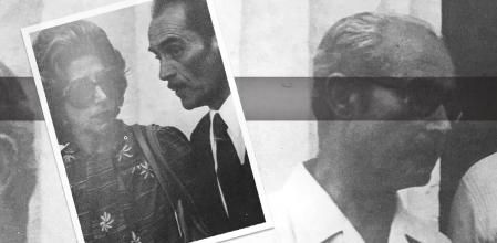 El marqués de Grañina, Gonzalo Fernández de Cordova y Topete, con una familiar y, a la izquierda, el administrador del cortijo, Antonio Gutiérrez