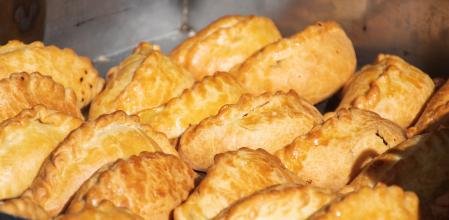 Las empanadillas kybyn de pollo son muy apreciadas en Trakai