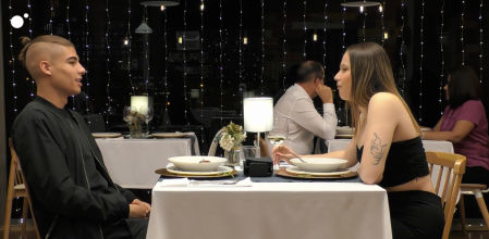 La cita entre Senia y Carlos en 'First Dates'
