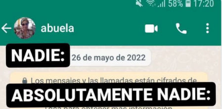 El joven ha compartido la respuesta de su abuela