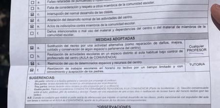 Muestra el parte de expulsión "más surrealista" y varios alumnos comparten sus locas experiencias