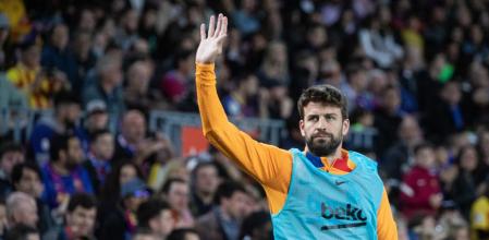 FOTO ALEX GARCIA PIQUE PARTIDO DE LIGA APLAZADO EN EL CAMP NOU ENTRE EL FC BARCELONA Y EL RAYO VALLECANO 2022/04/24