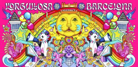 Cartel de La Orgullosa Barcelona.