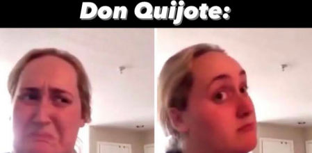 Uno de los memes que enviaron los alumnos