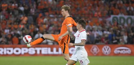 Frenkie de Jong el pasado sábado durante el Países Bajos-Polonia de la Nations League