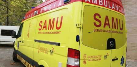 Imagen de archivo con una ambulancia del SAMU&nbsp;